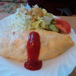 カフェレストランパセリ - オムライスセット980円