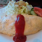 カフェレストランパセリ - オムライスセット980円