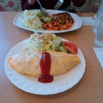 カフェレストランパセリ - オムライスセット980円