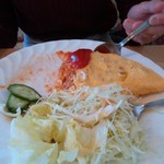 カフェレストランパセリ - オムライスセット980円