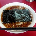 笹舟 - ラーメン 600円    大盛100円