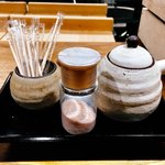 四季料理 海山 - ピンクソルト発見。