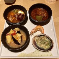 ブッフェアンドカフェ スロープサイドダイナー ザクロ - 煮込み料理3種類&網焼き2種類