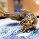 銀座 しのはら - 落ち鮎の唐揚げ