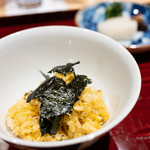 銀座 しのはら - 上海蟹の炊き込みご飯