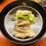 木山 - 穴子と焼き舞茸と小蕪のお椀