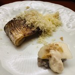 木山 - 真名鰹の焼物とむかごの天ぷら