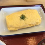 郡山桑野食堂 - にんにくチーズ玉子焼き