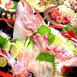 有「番茄三海火锅、内脏火锅、鸡肉火锅+鸣门鲷鱼船模」3种选择！ ≪4,500日元套餐