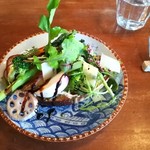 ブリコラージュ ブレッド アンド カンパニー ダイニング・カフェ - 11月の新メニューから。バルサミコソースがポイントなおいしさのお野菜好きが泣いて喜んだブリコラージュブレッドタルティーヌ♪＼(^-^)／　20181102　秋の大収穫祭ね～