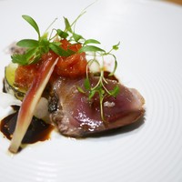 SUGALABO - 気仙沼 戻り鰹  ポロ葱  山梨7年熟成バルサミコ酢