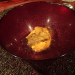 存じやす　極 - にんじんのムースとウニとコンソメジュレ