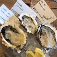 BELON 渋谷店 - コースの生牡蠣3種類(宮城県 女川、岩手県 釜石、
                  北海道 厚岸)