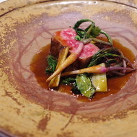 ベルソー - 肉料理：飛騨牛A5もも肉