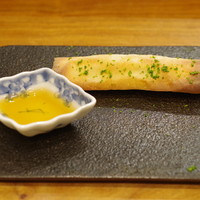 佳肴岡もと - 太刀魚と松茸のパートフィロ奉書焼き