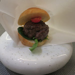 あもん ヨコ - ヨコ式ミニバーガー　ズームアップ