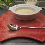 あもん ヨコ - フォアグラ入り、すっぽん出汁の茶碗蒸し