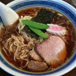 はつね - ラーメン（￥600）大盛（100円増）2011/9/21訪問 下ブレか、スープのタレが弱かった…。80点。