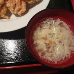 中華料理 厨禾 - 鶏唐揚げ定食　650円