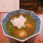 純米酒とお出汁 雲母 - 牡蠣の揚げ出し