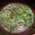 鮨 さいとう - シジミの味噌汁