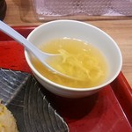 中華食堂 一番館 - 玉子スープ