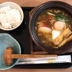 印度のルー - 土鍋カレーうどん たまご入 760円(税込)