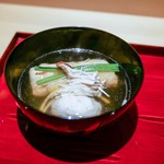 銀座 しのはら - ☆椀物 紅ズワイ蟹の真薯