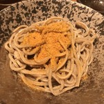 石挽き十割蕎麦 玄盛 - ひとくちからすみ蕎麦