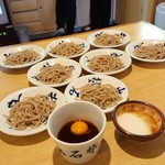 一理庵 そば義 - 出石蕎麦 (通常は5皿)