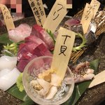 炭火居酒屋 山崎　金沢直送鮮魚＆石川の地酒 - 刺盛7点、4,104円