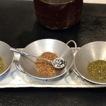 175°DENO担担麺 - 花椒三種皿 150円