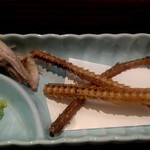 うなぎ 魚政 - 骨せんべい