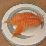 すし江戸 - 大ぶりサーモン