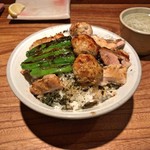 とり喜 - きじ丼（大盛） + つくね