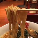 らぁめん末廣 - 麺アップ