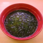 Sushi ro - あおさ＋海苔の味噌汁