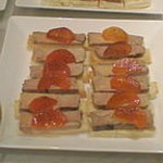 エル ブランシュ - フォアグラのテリーヌと柿のコンポート、ミント風味