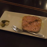 ビストロ酒場staub - 田舎風お肉のパテ。本日一番のヒットです！！