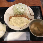 串かつ じゃんじゃん - チキン南蛮定食 (600円)