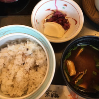 しゃぶしゃぶ・日本料理 木曽路 大宮店 - 五穀ごはん・味噌汁・香の物