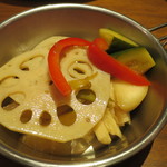 ビアオクロック - 自家製ピクルス480円