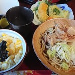 そば玄 藪椿 - しらさぎセット1050円