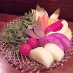 旬菜楽トキ - バーニャカウダ