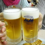 餃子の王将 - 生中で乾杯