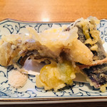 Muku An - 昼の蕎麦膳　1,620円　野菜天ぷら