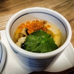 刻み穴子、雲丹、イクラ、旬の野菜