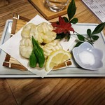 酒肴ほたる - 白子の天ぷら