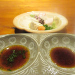 不風流 - お造り　ポン酢　醤油