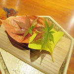 不風流 - かます幽庵　焼舞茸　無花果田楽